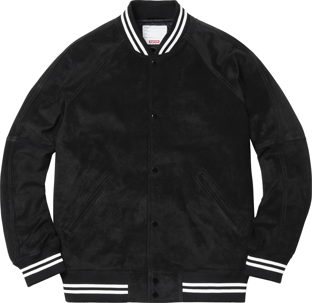 Suede Varsity Jacket view 6
